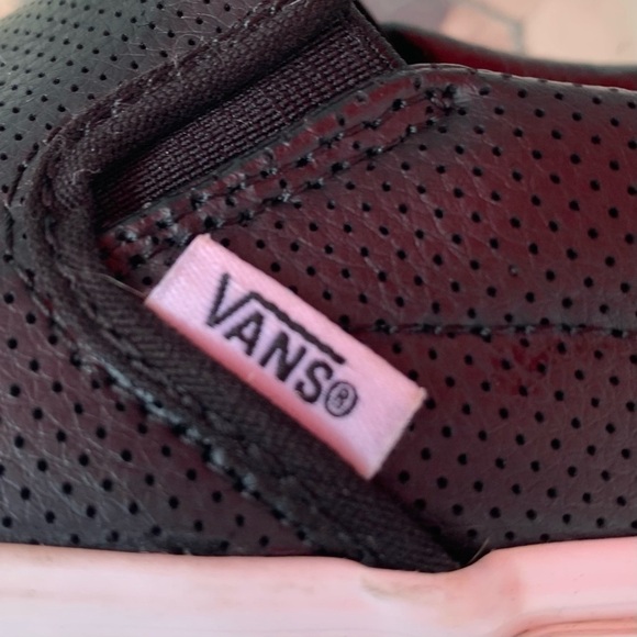 𝅺VANS Asher LeatherSlip On Sneakers Size - Picture 6 of 9